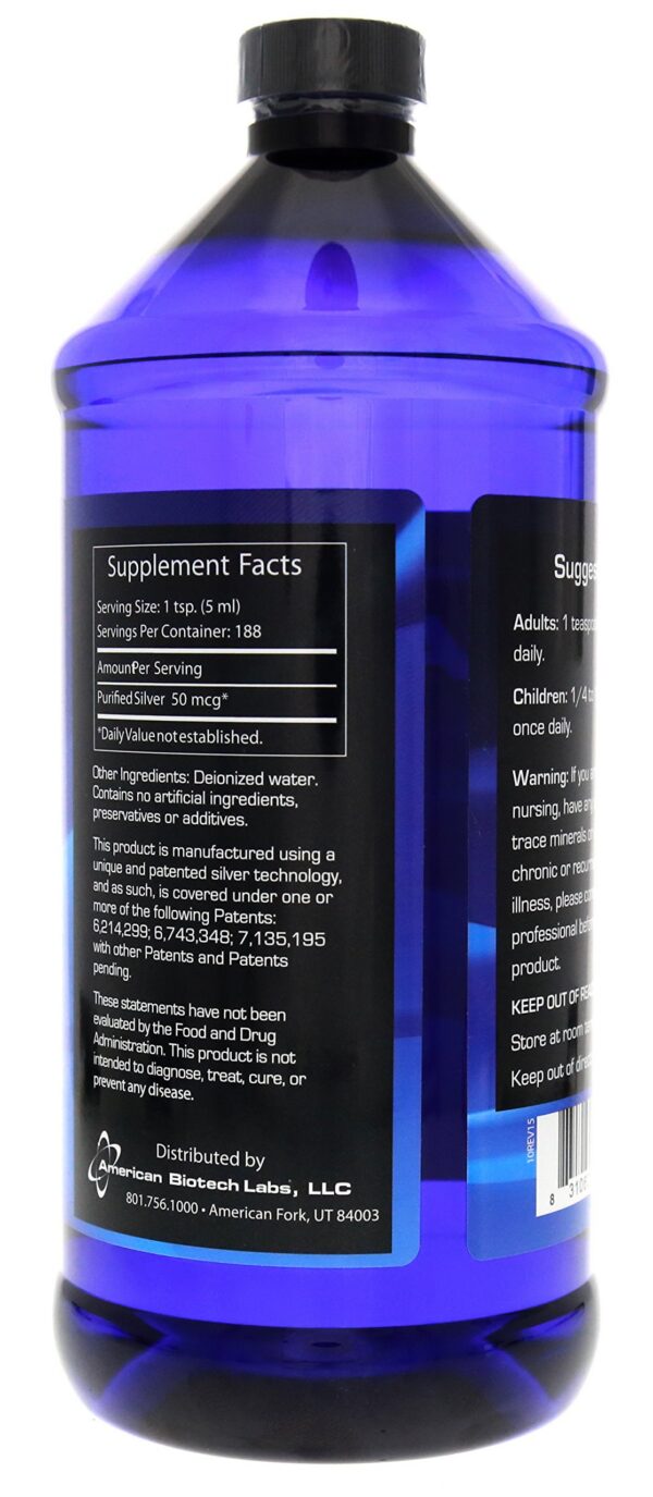 Detalle de la etiqueta con concentración 10 ppm