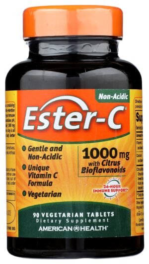 American Health Ester C 1000 mg con bioflavonoides cítricos 90 tabletas