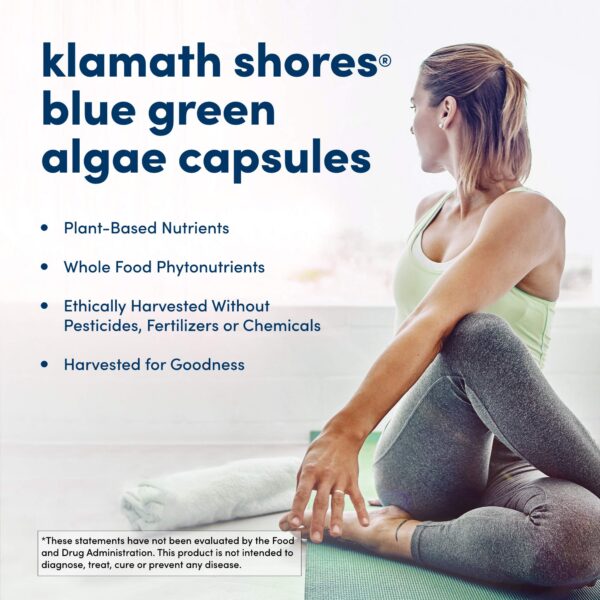 American-Health-Klamath-Shores-algas-suplemento-120-cápsulas