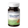 Frasco frontal de tabletas papaya enzyme