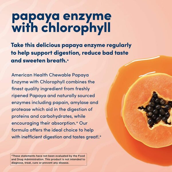 Tabletas masticables Papaya Enzyme – frasco