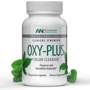 Version 1.0.0 American Nutriceuticals Oxy-Plus limpieza colon 75 cápsulas paquete