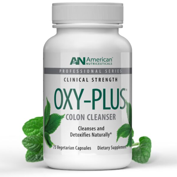 American Nutriceuticals Oxy-Plus limpieza colon 75 cápsulas paquete