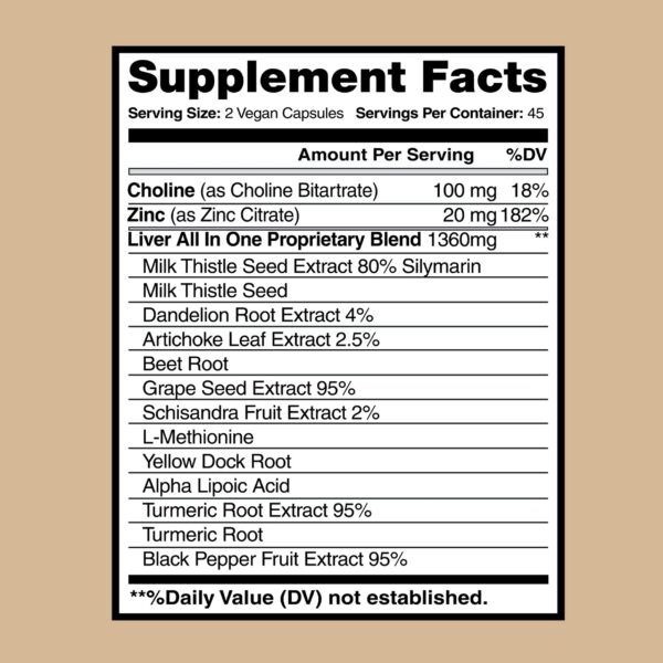 American Standard suplemento detox hepático imagen lateral