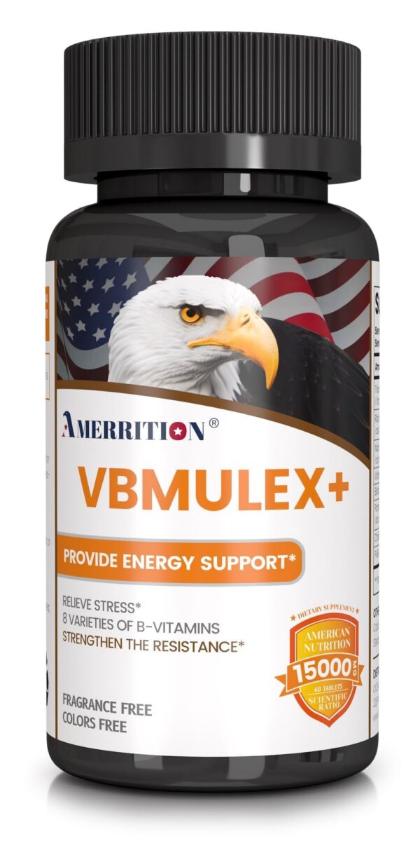 Tabletas Amerrition VBMULEX+ vitamina B - frasco