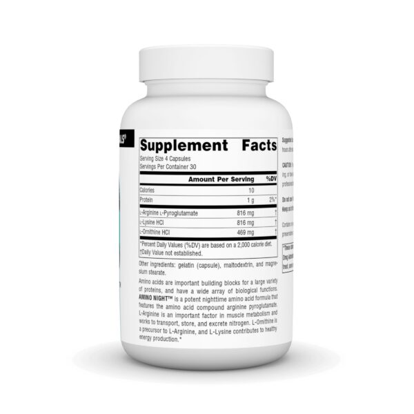 Frasco de Source Naturals Amino Night