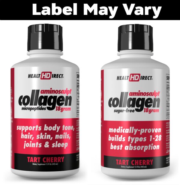 Etiqueta frontal con nombre y sabor cereza