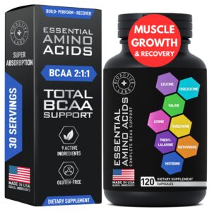 Suplemento aminoácidos esenciales vegano BIOACTIVE LABS 120 cápsulas