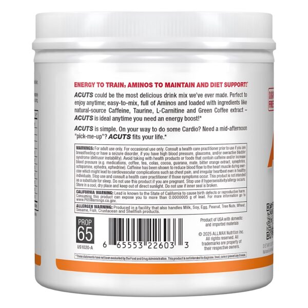 Version 1.0.0 Taza con bebida mezclada AMINOCUTS naranja