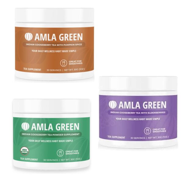 Amla Green polvo superalimento antioxidante té verde orgánico