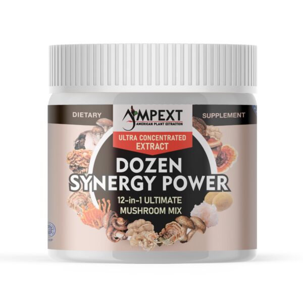 Version 1.0.0 AMPEXT 12-en-1 Dozen Synergy Power extractos de hongos