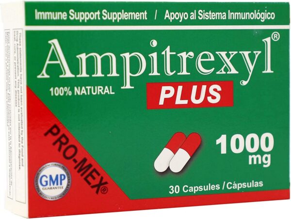 Frasco Ampitrexyl Plus etiqueta
