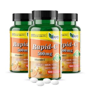 Frasco de AMS Rapid-C 500 mg
