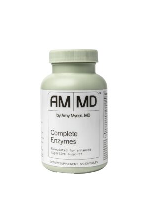 Amy Myers MD Complete Enzymes botella de 120 cápsulas