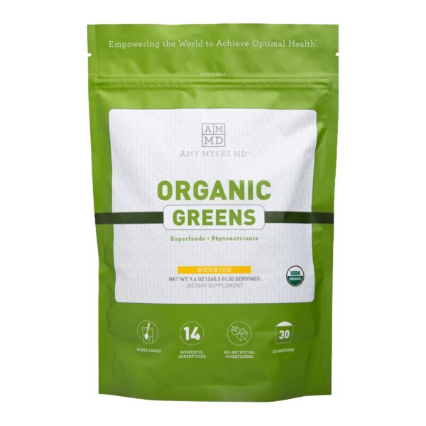 Amy Myers MD polvo de verduras orgánicas superalimento 270 gramos