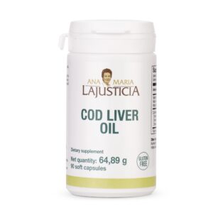 Frasco Ana Maria Lajusticia COD Liver Oil frente