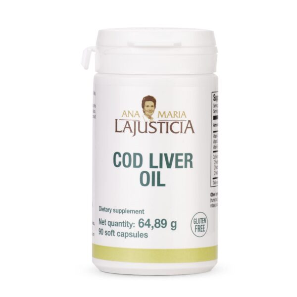 Frasco Ana Maria Lajusticia COD Liver Oil frente