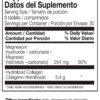 Etiqueta del producto Colágeno con Magnesio