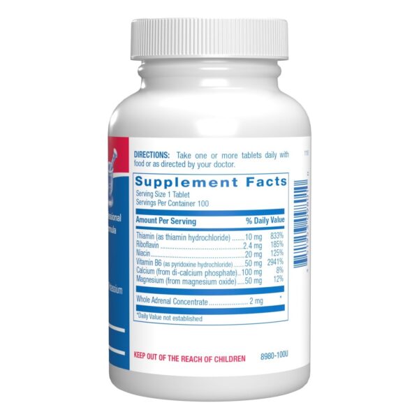 Etiqueta de suplemento Calcio Magnesio B6 Anabolic Laboratories