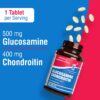 Detalle de tabletas glucosamina