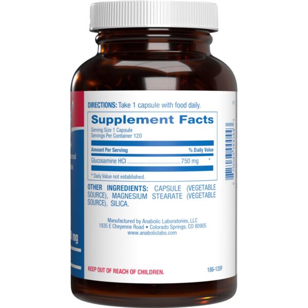 Cápsulas del suplemento glucosamina vegana