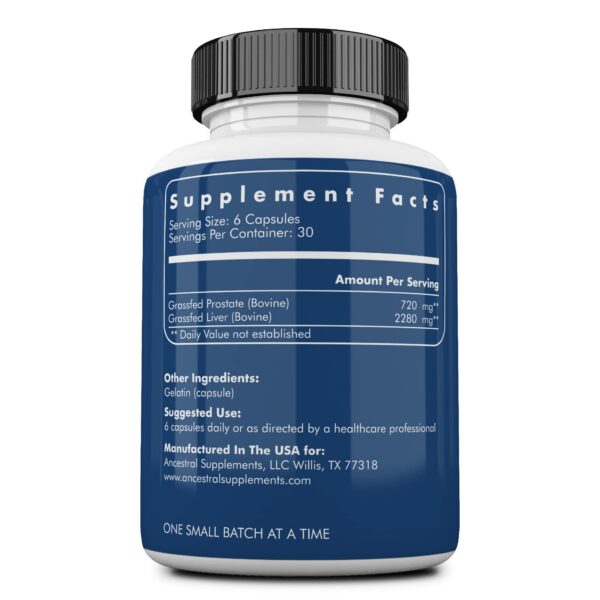 Cápsulas del suplemento de próstata