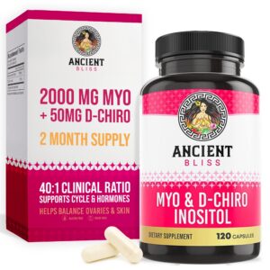 Frasco de Ancient Bliss con Myo-Inositol y D-Chiro Inositol