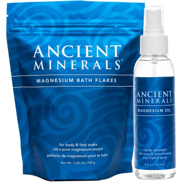 Version 1.0.0 Ancient Minerals escamas de baño de magnesio y envase