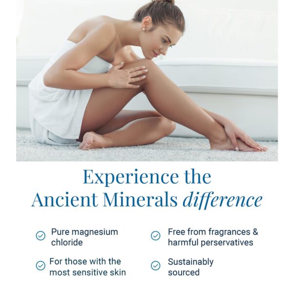 Uso del spray de magnesio en la piel