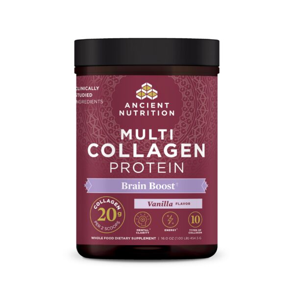 Version 1.0.0 Colágeno multi en polvo Ancient Nutrition frasco