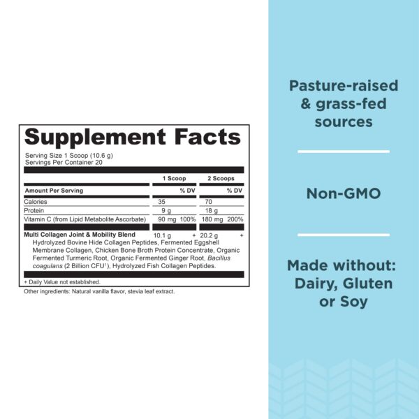 Cucharita con polvo de colágeno