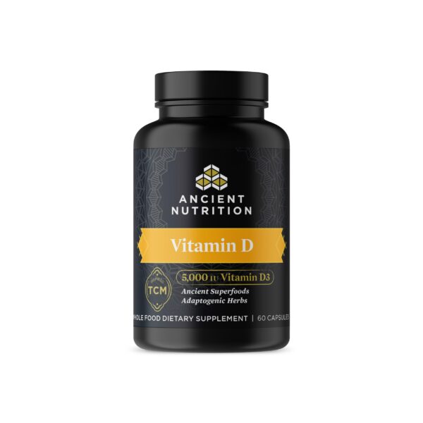 Version 1.0.0 Ancient Nutrition D3 cápsulas envase
