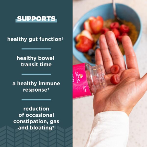 Ancient Nutrition gomitas probióticas sin gluten sabor frutas