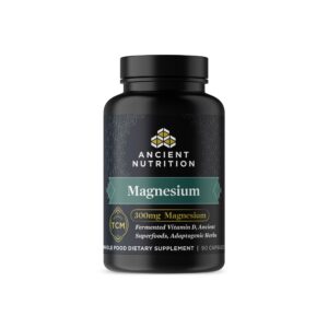 Frasco de Ancient Nutrition Magnesium 90 cápsulas