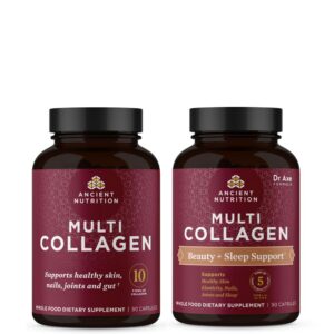 Version 1.0.0 Cápsulas de multi colágeno Ancient Nutrition frasco frontal