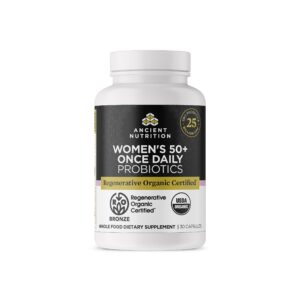 Version 1.0.0 Frasco de Ancient Nutrition Probióticos para mujeres 50+