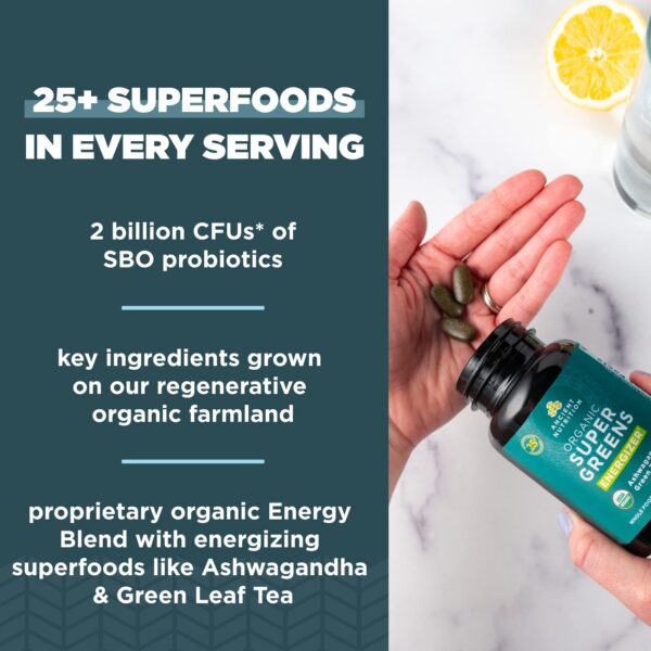 Ancient Nutrition Supergreens Energizer empaque