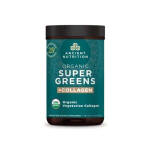 Ancient Nutrition Supergreens powder front label