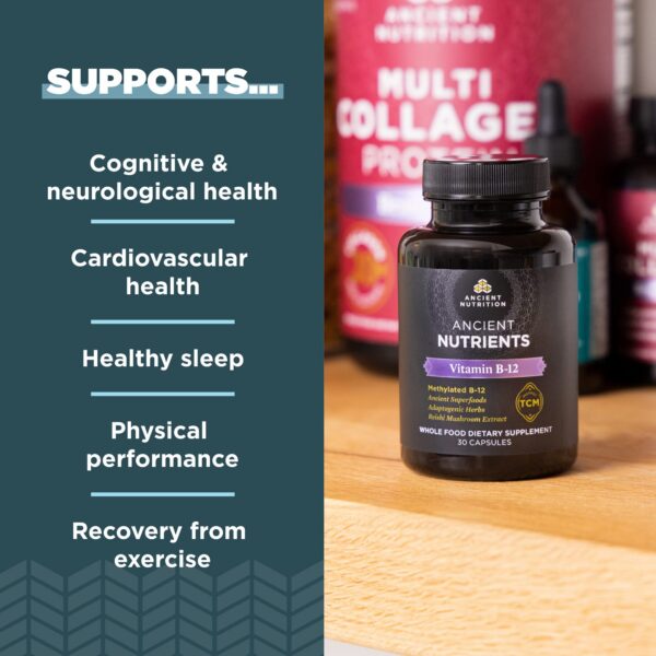 Ancient Nutrition suplemento b12 caja frontal
