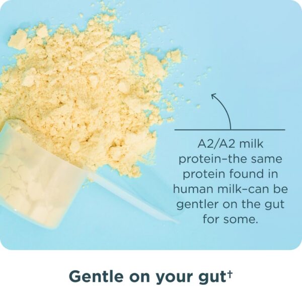 Frasco de suplemento con polvo
