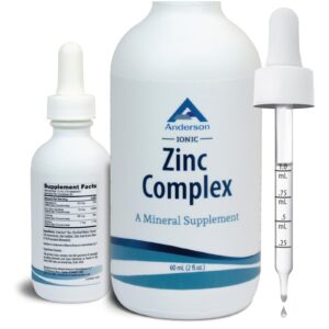 Zinc ionic complejo botella frontal