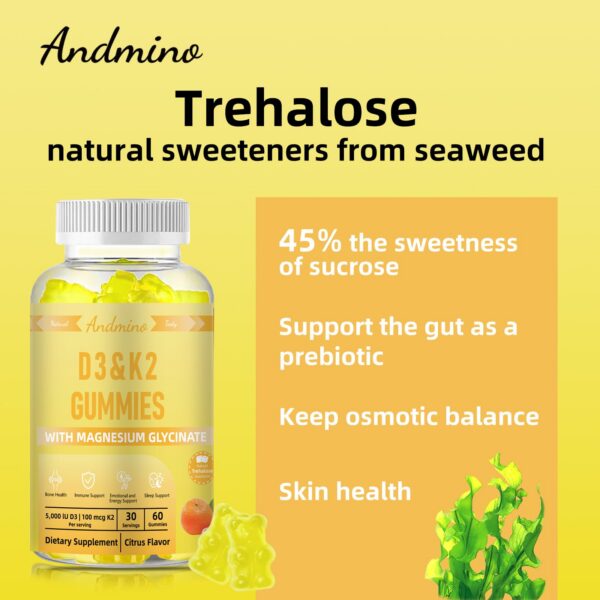 Detalles de trehalosa en la etiqueta