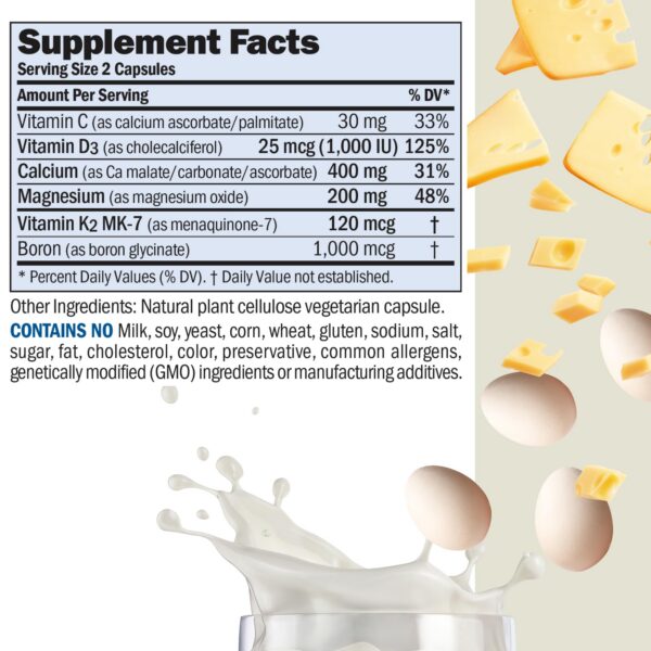 Etiqueta de ProCaps Calcio-Magnesio
