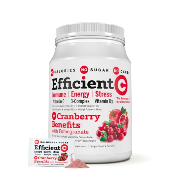 Version 1.0.0 Andrew Lessman Efficient C + Cranberry 30 sobres paquete