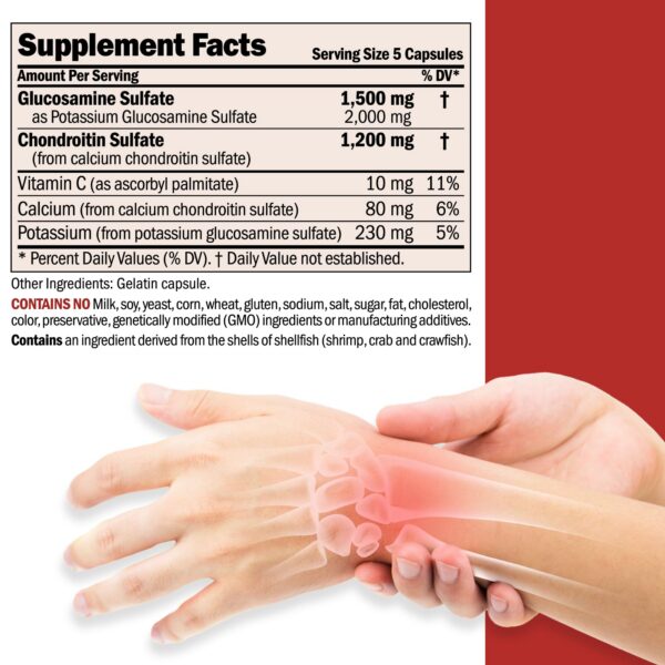 Etiqueta del producto glucosamina condroitina ProCaps
