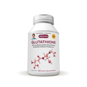 Frasco Andrew Lessman Glutathione 250 mg
