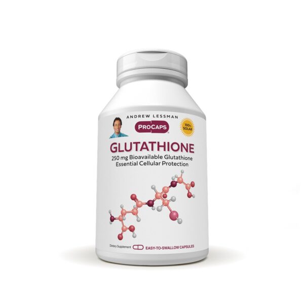 Frasco Andrew Lessman Glutathione 250 mg