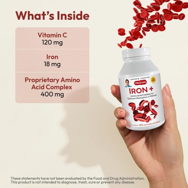 Frasco de Iron Plus en estante