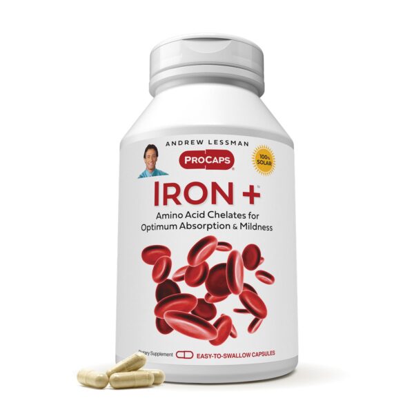 Frente de la etiqueta Iron Plus 360