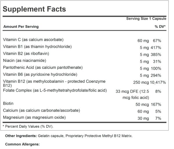 Suplemento energético ANDREW LESSMAN vitamina B